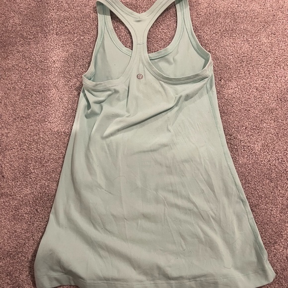 lululemon light teal tank top size 4! - Picture 5 of 5